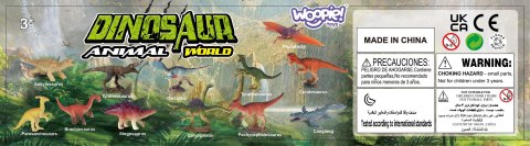 WOOPIE Zestaw Figurki Dinozaury 18 szt. - wersja 1