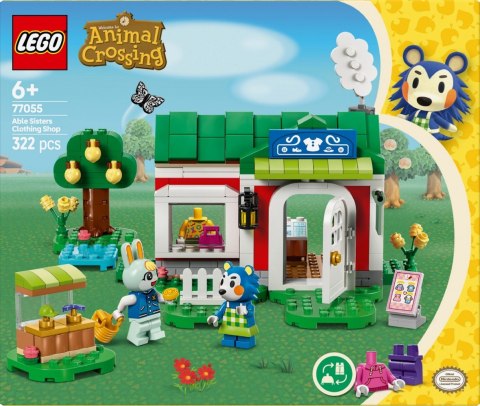 Klocki Animal Crossing 77055 Able Sisters i sklep odzieżowy