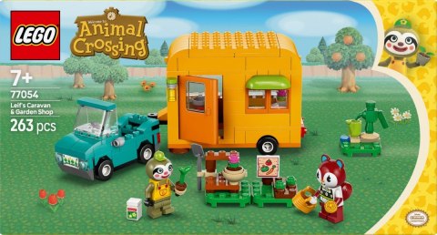 Klocki Animal Crossing 77054 Leif i jego karawan oraz sklep ogrodniczy