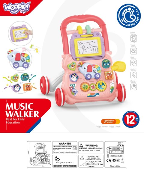 WOOPIE BABY Interaktywny Chodzik Pchacz Muzyczny + Znikopis WOOPIE BABY Interaktywny Chodzik Pchacz Muzyczny + Znikopis