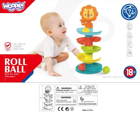 WOOPIE BABY Tor Zjeżdzalnia Kulek Wieża z Piłeczkami Kulodrom WOOPIE BABY Tor Zjeżdzalnia Kulek Wieża z Piłeczkami Kulodrom