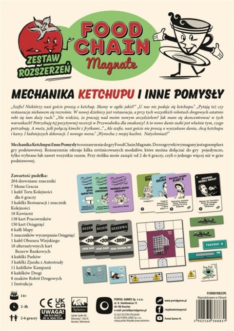 Gra Food Chain Magnate: Mechanika ketchupu i inne pomysły