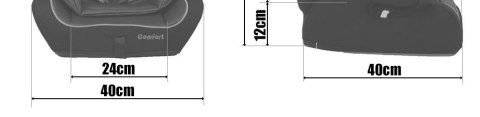 Podstawka fotelika siedzisko COMFORT GREY OUTLET Podstawka fotelika siedzisko COMFORT GREY OUTLET