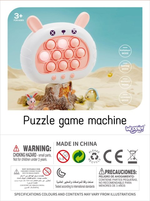 WOOPIE Gra POP IT Elektryczna Antystresowa Zręcznościowa Króliczek WOOPIE Gra POP IT Elektryczna Antystresowa Zręcznościowa Króliczek