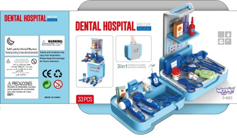 WOOPIE Zestaw Małego Dentysty Lekarza 33 el.