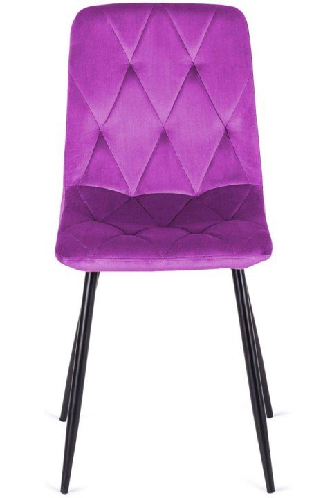 Krzesło tapicerowane BORGO VELVET PURPLE II GATUNEK