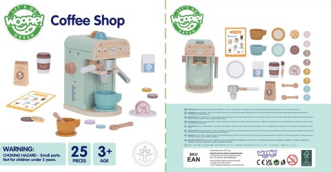 WOOPIE GREEN Drewniany Eksperes do Kawy 25EL Cukiernia Barista
