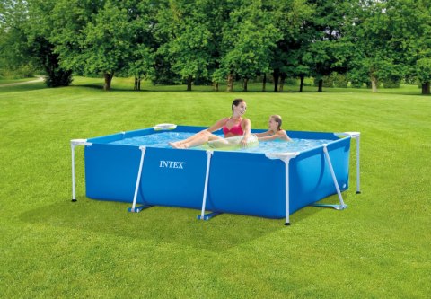Basen stelażowy ogrodowy prostokątny 211x137 cm 28270 INTEX Basen stelażowy ogrodowy prostokątny 211x137 cm 28270 INTEX