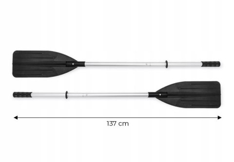Wiosła 2szt do pontonu aluminiowe do kajaku jednopiórowe 137cm INTEX Wiosła 2szt do pontonu aluminiowe do kajaku jednopiórowe 137cm INTEX