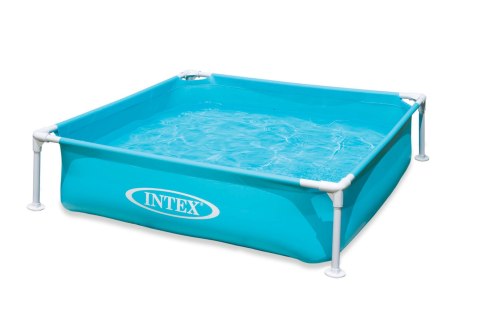 Basen stelażowy kwadratowy brodzik dla dzieci 122x122x30 cm INTEX 57173 Basen stelażowy kwadratowy brodzik dla dzieci 122x122x30 cm INTEX 57173