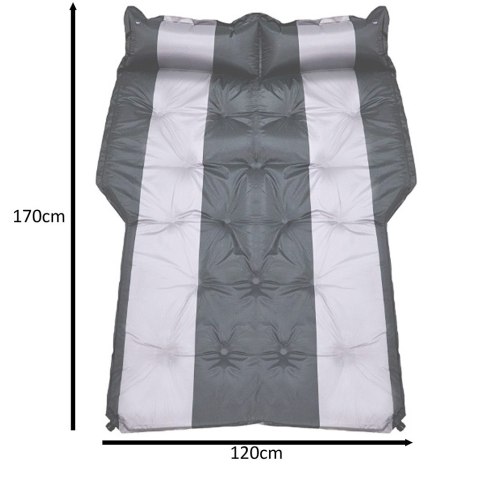 Materac dmuchany łóżko samochodowe 170x120cm czarne Materac dmuchany łóżko samochodowe 170x120cm czarne