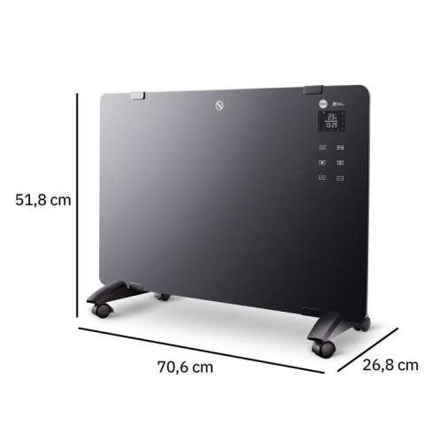 Grzejnik konwektorowo-radiacyjny Eldom HC500C 1500 W Grzejnik konwektorowo-radiacyjny Eldom HC500C 1500 W