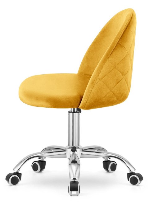 Krzesło obrotowe GLORIA OFFICE MUSTARD VELVET Krzesło obrotowe GLORIA OFFICE MUSTARD VELVET