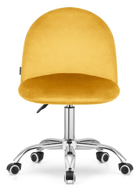 Krzesło obrotowe GLORIA OFFICE MUSTARD VELVET Krzesło obrotowe GLORIA OFFICE MUSTARD VELVET