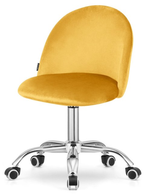 Krzesło obrotowe GLORIA OFFICE MUSTARD VELVET Krzesło obrotowe GLORIA OFFICE MUSTARD VELVET