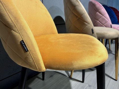 Krzesło obrotowe GLORIA OFFICE MUSTARD VELVET Krzesło obrotowe GLORIA OFFICE MUSTARD VELVET