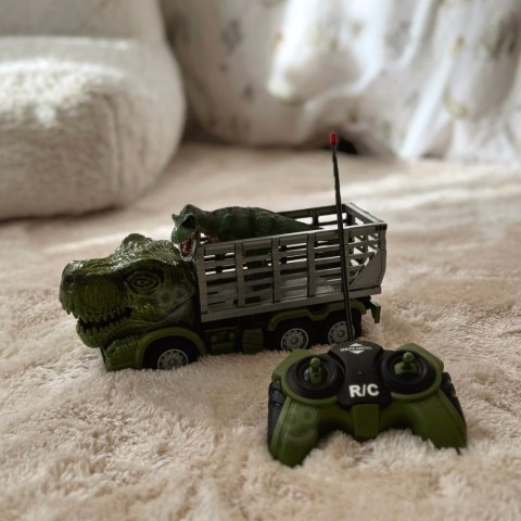 WOOPIE Samochód Zdalnie Sterowany RC Dinozaur Zielony + Figurka WOOPIE Samochód Zdalnie Sterowany RC Dinozaur Zielony + Figurka