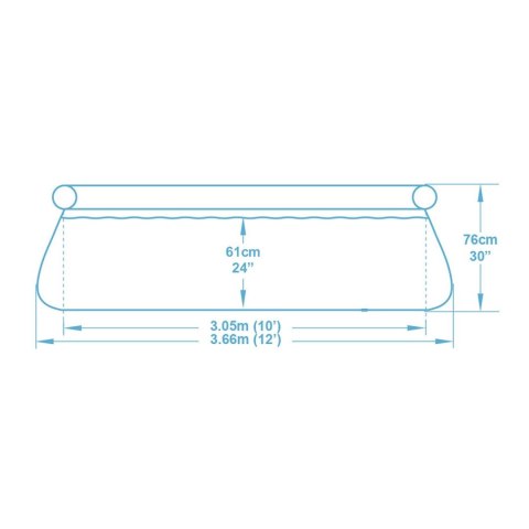 Basen ogrodowy rozporowy 366 x 76 cm 4w1 Bestway 57443 Basen ogrodowy rozporowy 366 x 76 cm 4w1 Bestway 57443