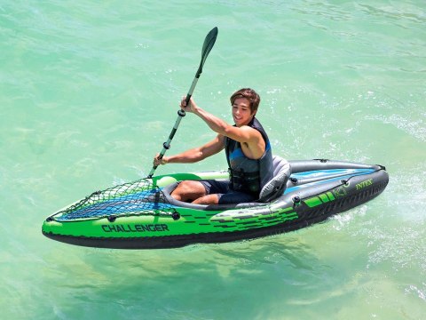 Kajak dmuchany Challenger K1 274 x 76 x 33 cm INTEX 68305 Kajak dmuchany Challenger K1 274 x 76 x 33 cm INTEX 68305