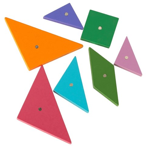 Tangram książeczka magnetyczna układanka klocki 3D