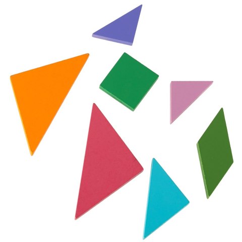 Tangram książeczka magnetyczna układanka klocki 3D