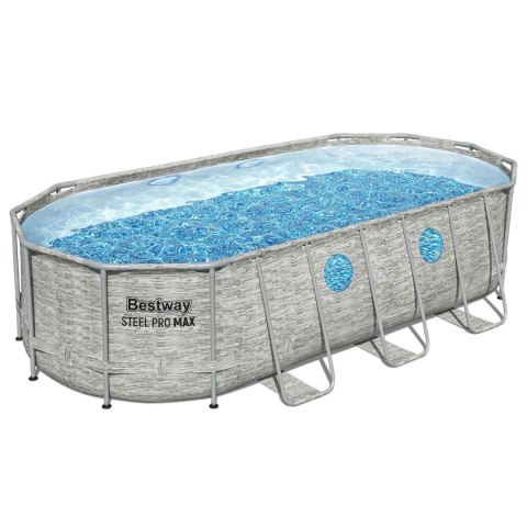 Basen ogrodowy stelażowy 549 x 274 x 122 cm12w1 Bestway 56716N