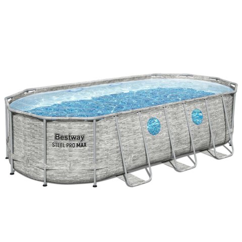 Basen ogrodowy stelażowy 549 x 274 x 122 cm12w1 Bestway 56716N