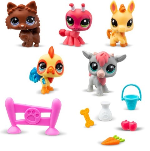 Littlest Pet Shop Zestaw Farma z 5 figurkami Littlest Pet Shop Zestaw Farma z 5 figurkami